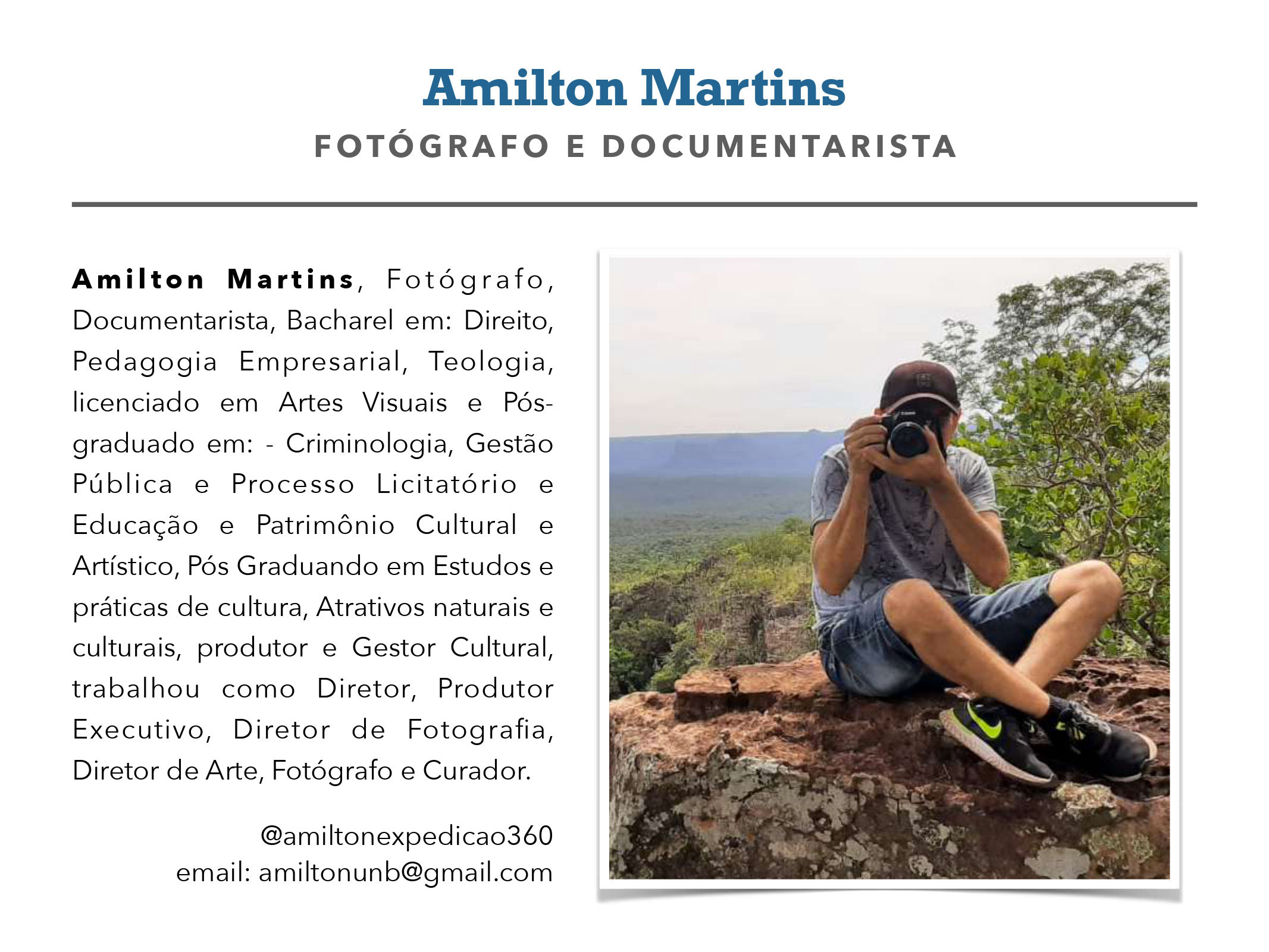 Portfólio do Amilton Martins